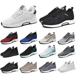 Hombres Gai Running zapatillas Fashion Sneakers Negro de color gris negro Blanco rojo azul arena para hombres transpirables Sports Tennis envío gratis