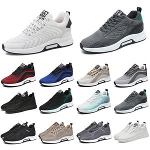 Gai Men Running Shoes Fashion Sneakers Black Kaki Gris Gris Blanc rouge Blue Blue Sable Armée Verre