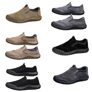 GAI Zapatos de hombre, nuevo estilo de primavera, zapatos perezosos de un pie, zapatos de protección laboral cómodos y transpirables, tendencia masculina, suelas suaves, zapatos deportivos y de ocio, buenos zapatos 39