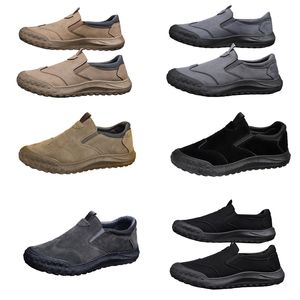 GAI Chaussures pour hommes, nouveau style de printemps, chaussures paresseuses d'un pied, chaussures de protection du travail confortables et respirantes, tendance pour hommes, semelles souples, chaussures de sport et de loisirs Casual Shoes 41