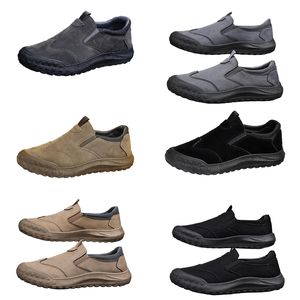 GAI herenschoenen, lente nieuwe stijl, luie schoenen met één voet, comfortabele en ademende schoenen voor arbeidsbescherming, herentrend, zachte zolen, sport- en vrijetijdsschoenen eur maat man 41