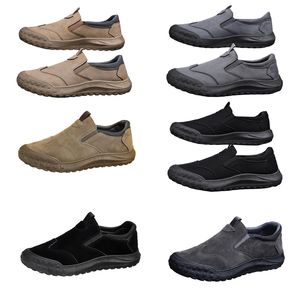 GAI Herenschoenen, lente nieuwe stijl, luie schoenen met één voet, comfortabele en ademende schoenen voor arbeidsbescherming, herentrend, zachte zolen, sport- en vrijetijdsschoenen 40