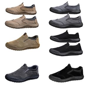 GAI Chaussures pour hommes, nouveau style de printemps, chaussures paresseuses d'un pied, chaussures de protection du travail confortables et respirantes, tendance pour hommes, semelles souples, chaussures de sport et de loisirs 39