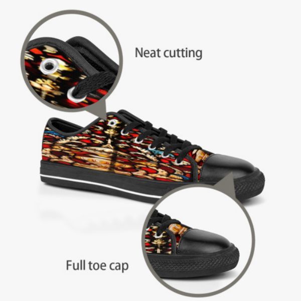 Gai Men Shoes Custom Sneaker PEINT PEINTED TOLEMS MENS Fashion Low Cut Cut Breathable Walking Jogging Trainers