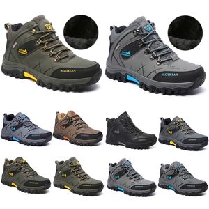 GAI hombres mujeres zapatos casuales naranja negro amarillo rojo verde Camel Lime Green Khaki para hombre zapatillas deportivas treinta8