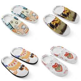 Gai Men Femmes Outdoor Womens Designer Sandals Summer plage Colorful Slides gris intérieure gris Slipper Fashion Slipper taille 36-45 A2-5