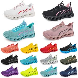 GAI Hommes Femmes Chaussures de course Entraîneur de mode Triple Noir Blanc Rouge Jaune Vert Bleu Pêche Sarcelle Violet Orange Rose Clair Baskets de sport respirantes vingt-trois