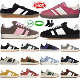 Hombres calientes Mujeres Diseñador Zapatos casuales Zapatillas de deporte de cuero bajas Korn Blanco Negro Gum Dust Cargo Claro Rosa Marrón Desierto Gris Para hombre Para mujer Entrenadores deportivos al aire libre