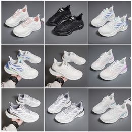 GAI nouveaux hommes femmes chaussures randonnée course chaussures plates semelle souple mode blanc noir rose bleu sport confortable Z821 GAI