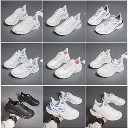 GAI nouveaux hommes femmes chaussures randonnée course chaussures plates semelle souple mode blanc noir rose bleu sport confortable Z82 GAI