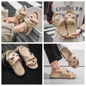 GAI geperforeerde schoenen met katoengevoel dikke zolen sandalen zomer strand heren ademend cool modieus skelet heren Skull Head ontwerp Nieuw gepersonaliseerd 40-45