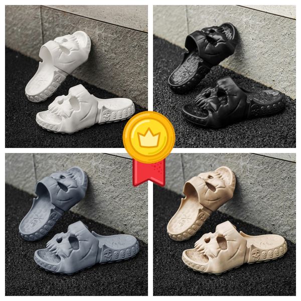 GAI chaussures perforées avec sensation de coton sandales à semelles épaisses nouvelle respirabilité pour hommes cool squelette à la mode concepteur de tête de crâne personnalisé grande taille mode punk