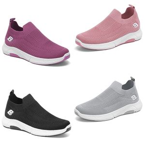 GAI Running Hommes Femmes Blanc respirant Tout Noir Violet Glace Bleu Bourgogne Jaune Bred Gris Orange Chaussures De Sport Baskets De Sport Taille 36-40 XJ