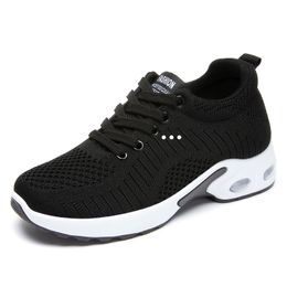 GAI Chaussures de course chaussures de course pour femmes et hommes plates noir et blanc 0603