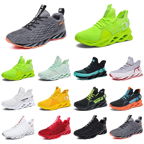 GAI Chaussures de course pour hommes Baskets respirantes General Cargo Noir Bleu Ciel Teal Vert Tour Jaune Hommes Mode Sports Baskets Free Thirty