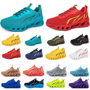 GAI chaussures de course pour hommes femmes noir blanc rouge bleu jaune respirant confortable hommes formateurs sport baskets41