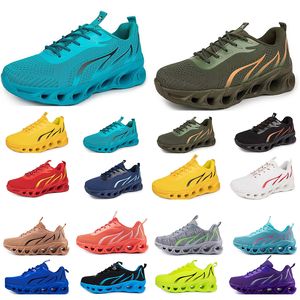 GAI chaussures de course pour hommes femmes noir blanc rouge bleu jaune respirant confortable hommes formateurs sport baskets43