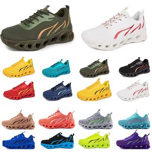 GAI chaussures de course pour femmes noir blanc rouge bleu jaune respirant confortable hommes formateurs baskets de sport 0a4