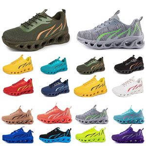 GAI Sport Running Athletic Bule Noir Blanc Marron Gris Hommes Baskets Baskets Chaussures Mode Outdoora 553 GAI