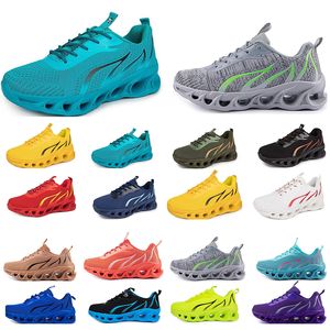 GAI Sport Running Athletic Bule Noir Blanc Marron Gris Hommes Baskets Baskets Chaussures Mode Outdoora 542 GAI