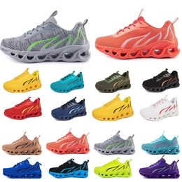 GAI Lente Mannen Schoenen Running Platte Schoenen Zachte Zool Bule Grijs Nieuwe Modellen Mode Color Blocking Sport Big Size A111910