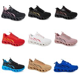 Gai Femmes Running Two Shoes Men Blanc Rose Rose noir Jaune Purple Mens Trainers Sports Red Brown Platform Shoes Outdoor One 618 S