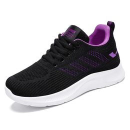 GAI Dames casual sportschoenen met zachte zool, ademende enkele schoen, mesh schoenen, loopschoenen dames 39