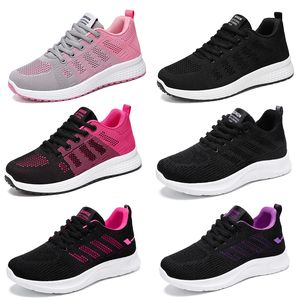 GAI Chaussures de sport décontractées à semelle souple pour femmes, chaussures simples respirantes en maille, chaussures de course pour femmes 14