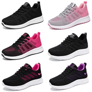 GAI Chaussures de sport décontractées à semelle souple pour femmes, chaussures simples respirantes en maille, chaussures de course pour femmes 13