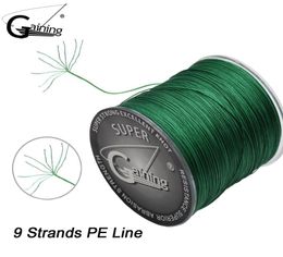 Ganar S9 300M PE PESTING LINE 9 Strand Reverse Spiral Tech MultiFilament Fuerte Fishing Fishing Línea 20LB 35LB 66LB 121LB 165LB3935154