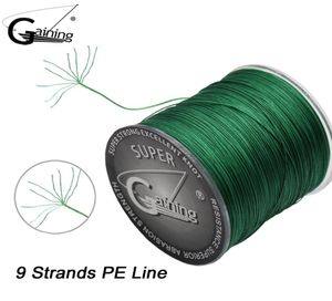 Wining S9 300m PE -visserijlijn 9 Strand Reverse Spiral Tech Multifilament Strong Carp Fishing Line 20lb 35lb 66lb 121LB 165LB3935154