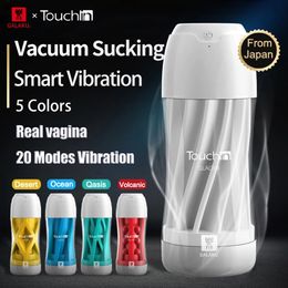 Galaku Touch in Masturbator Felljob Simulation sucer tasse douce Vagin Vagin Male Male Érotique Sex Toys for Men 240524