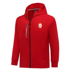 Galatasaray SK Heren jassen Herfst warme jas Vrije tijd outdoor jogging sweatshirt met capuchon Volledige ritssluiting met lange mouwen Casual sportjack