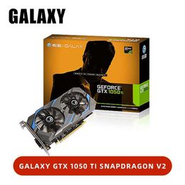 Carte graphique GALAXY GTX1050TI V2 4G nouveau GDDR5 128 bits GTX 1050 Ti 4 GB NVIDIA 14NM 7000Mhz carte vidéo placa de carte graphique GPU