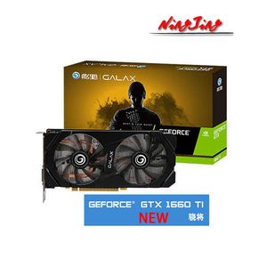 GALAXY GTX 1660TI GEFORCE GTX 1660 TI 6G GDDR6 192BIT DVI HDMI DP GRAFISCHE KAART GPU Ondersteuning AMD Intel Desktop CPU Moederbord