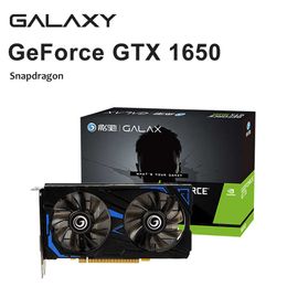 GALAXY nueva tarjeta gráfica GTX 1650 4G 4GB GDDR6 128Bit 12NM GTX1650 NVIDIA Gaming tarjeta de vídeo GPU placa de tarjeta gráfica accesorio