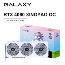 GALAXY nouvelle carte graphique rtx 4060 8G GDDR6 jeu Nvidia GPU cartes vidéo 8Pin 128 bits 4NM RTX4060 4060 carte vidéo de bureau