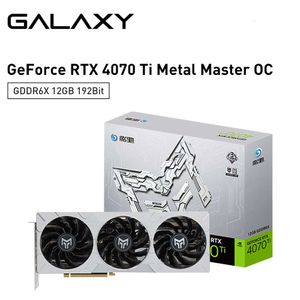 GALAXY nouvelle carte graphique RTX 4070Ti métal maître OC 12GB GDDR6X 192Bit RTX 4070Ti 12VHPWR cartes vidéo GPU de jeu placa de vidéo