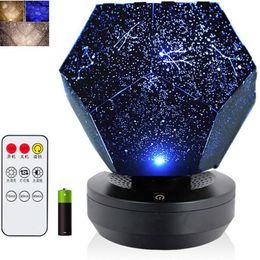 Proyector de galaxia para habitación, lámpara de cielo estrellado, bricolaje, planetario original para el hogar, regalo para dormitorio infantil, luz decorativa con control remoto C320F