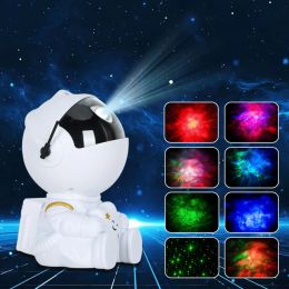 Galaxy Star Astronaut Projector Led Night Light Starry Sky Sky Porjectors Lamp Decoratie Slaapkamer Room Decoratief voor kinderen Geschenken