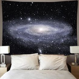 Tapisserie Galaxy Star, grand tissu mural, serviette de plage artistique suspendue psychédélique, 240314