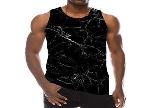 Galaxy Tank Top pour hommes 3D Print Gym Space sans manches Modèle de top graphique GARPE BARCH VIET 2206157691710