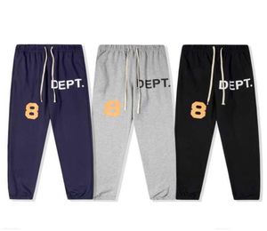 Dept Designer Joggingbroek Sportbroek 7216b Painted Flare Sweat Pant Digitaal Oranje Sanitair Casual Trekkoord Heren0399324214