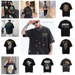 Galeries hommes designer vintage T-Shirt Vêtements femmes T-shirt REPRE pur coton Col rond Faire vieux manches courtes classique été homme tendance ample rue sweat à capuche