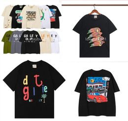 Galleries Tee Depts T-shirts Designer Mens Women Summer Fashion lettre imprimée Cotons Loose Tops Casual Luxurys Street Vêtements à manches courtes Taille S-XL