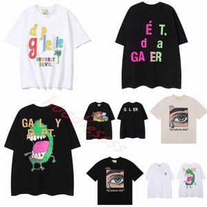 Galeries Tee Depts T-shirts Designer Hommes Femmes Été Mode Lettre Imprimer Cotons Tops Lâches Casual Luxurys Street Vêtements À Manches Courtes Taille S-XL r3