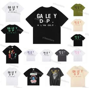 Galeries Tee Depts T-shirts Hommes Designer Mode Manches courtes Cotons Tees Lettres Imprimer High Street S Femmes Loisirs Unisexe Tops Taille S-XL h6i