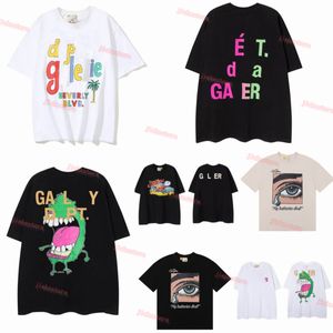 Galeries Tee Depts T-shirts Hommes Designer Mode manches courtes Cotons Tees lettres Imprimer High Street Luxurys Femmes Loisirs Unisexe Tops Taille S-XL h6g