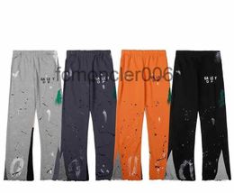 Galleriesy Pant Designerbroek Dept Letter Print Galleries Denim rechte joggingbroek Gespikkelde Pant0032 2QUR