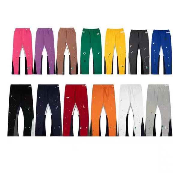 Galleriesy pant designer pantalon galeriesy dept pantalons de survêtement lettre impression galeries denim pantalon de survêtement droit moucheté lettre impression pantalon jogging pantalon jogger xl